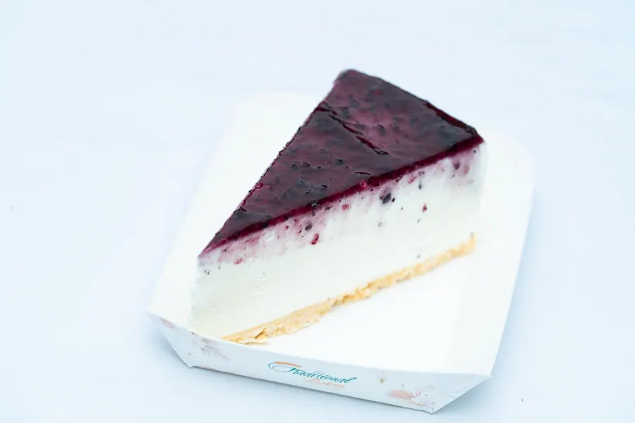 Blueberry Cheesecake Slice